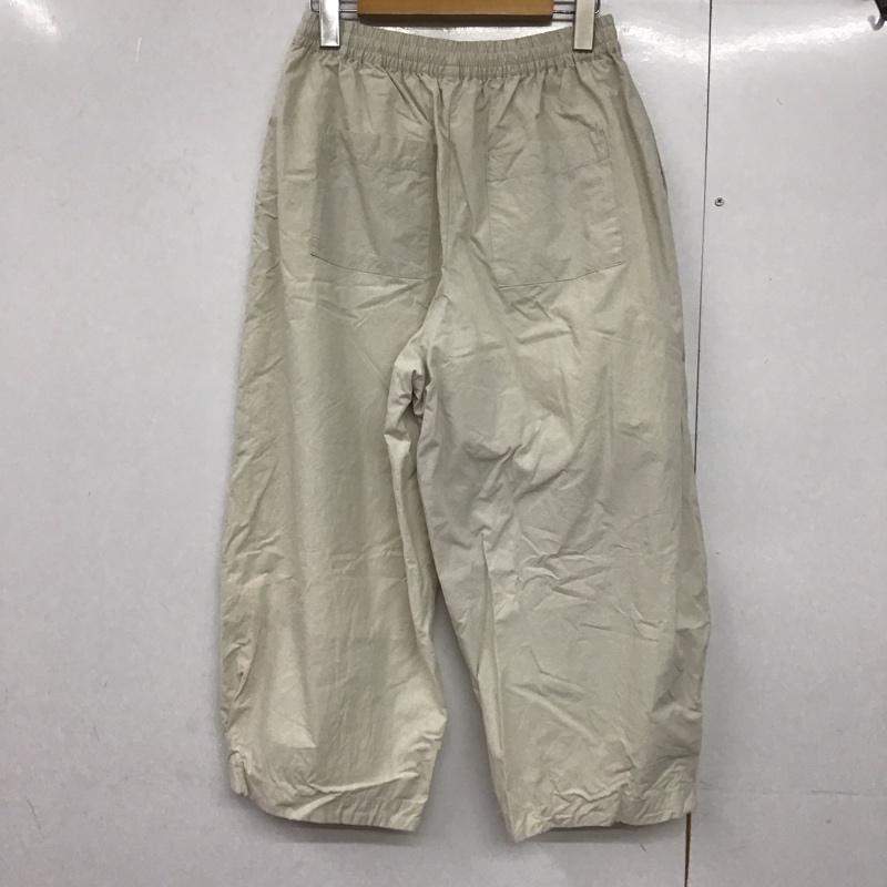 サマンサモスモス Samansa Mos2 パンツ ワークパンツ、ペインターパンツ ワイドパンツ ワークパンツ 八分丈パンツ FREE 無地 アイボリー / アイボリー /  レディース USED 古着 中古 10145383