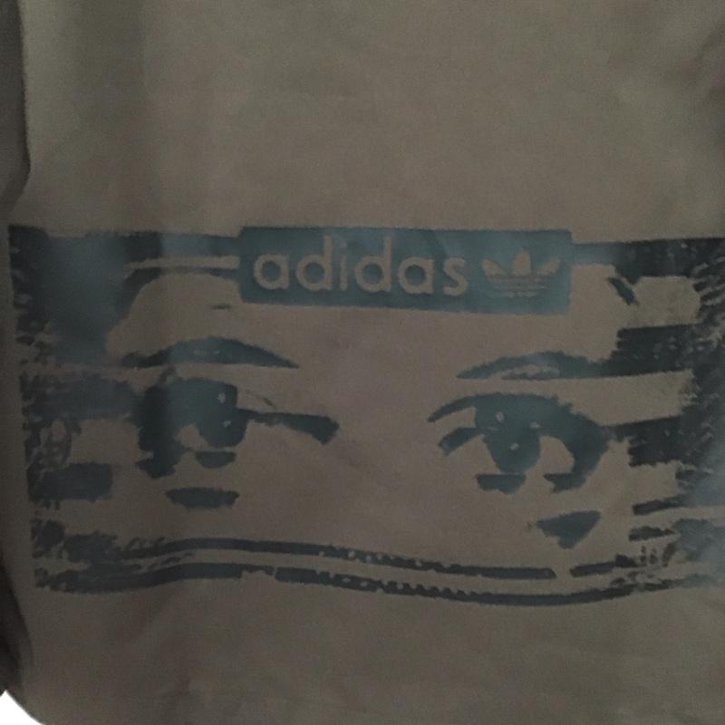 アディダス adidas ジャケット、上着 ジャンパー、ブルゾン ジップアップジャケット ナイロンジャケット アウター ロゴ、文字 茶 / ブラウン /  メンズ USED 古着 中古 10135960