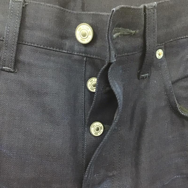 ジースターロゥ G-STAR RAW パンツ デニム、ジーンズ デニムパンツ ワーカージーンズ カジュアルパンツ ストレートパンツ 34インチ 無地 紺 / ネイビー /  メンズ USED 古着 中古 10107260
