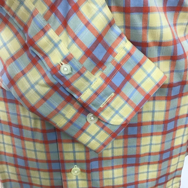 ブルックスブラザーズ BROOKS BROTHERS シャツ、ブラウス 長袖 長袖シャツ カラーシャツ ポケットシャツ 長袖カットソー チェックシャツ M チェック マルチカラー / マルチカラー /  メンズ USED 古着 中古 10112774