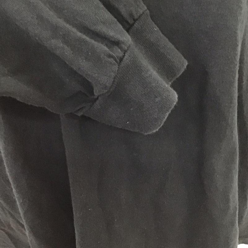 フラグスタフ FLAGSTUFF カットソー 長袖 長袖カットソー クルーネックカットソー ロングスリーブカットソー プリントTシャツ ロゴ、文字 黒 / ブラック /  メンズ USED 古着 中古 10115611