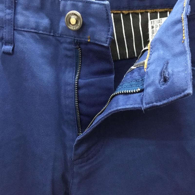 ザラ ZARA パンツ デニム、ジーンズ カラーパンツ スリムパンツ カジュアルパンツ ストレッチパンツ 40 無地 紺 / ネイビー /  メンズ USED 古着 中古 10114890