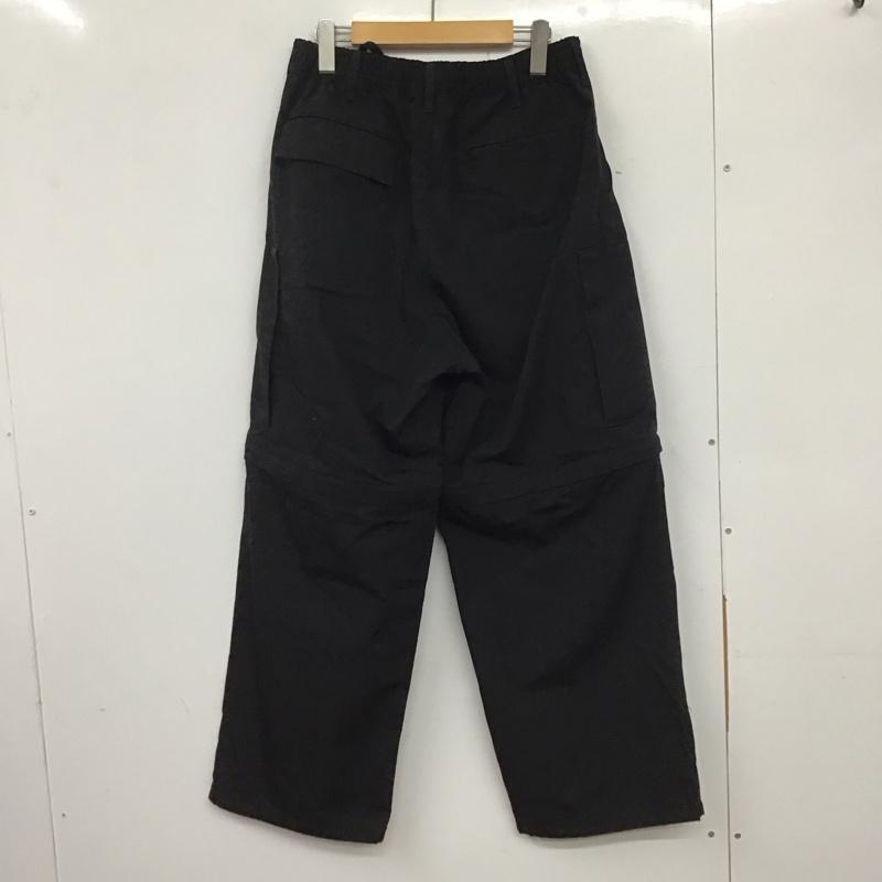 ジーユー GU パンツ ワークパンツ、ペインターパンツ 321-351031 ヘリクルーパンツブラックボトムス ワークパンツ アンダーカバー S ロゴ、文字 黒 / ブラック /  メンズ USED 古着 中古 10137197