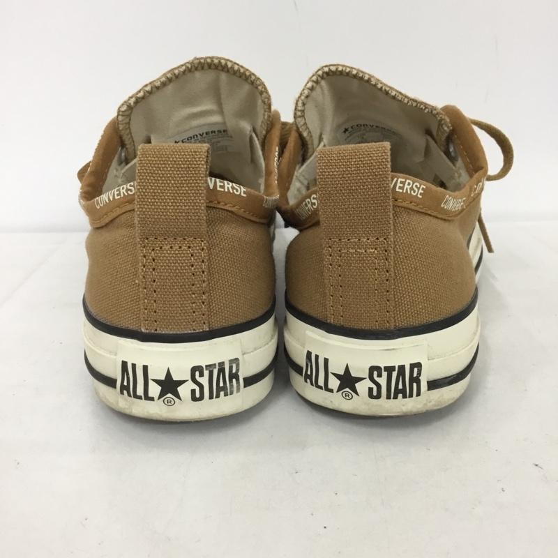 コンバース CONVERSE スニーカー スニーカー 1SC513 ロゴBD スリップ OX 23cm 23.0cm ロゴ、文字 ベージュ / ベージュ /  レディース USED 古着 中古 10132021