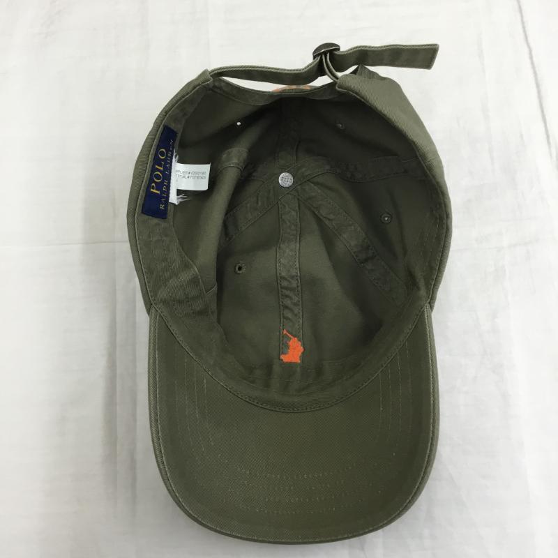 ポロラルフローレン POLO RALPH LAUREN 帽子 キャップ ロゴ、文字 カーキ / カーキ /  メンズ USED 古着 中古 10140923