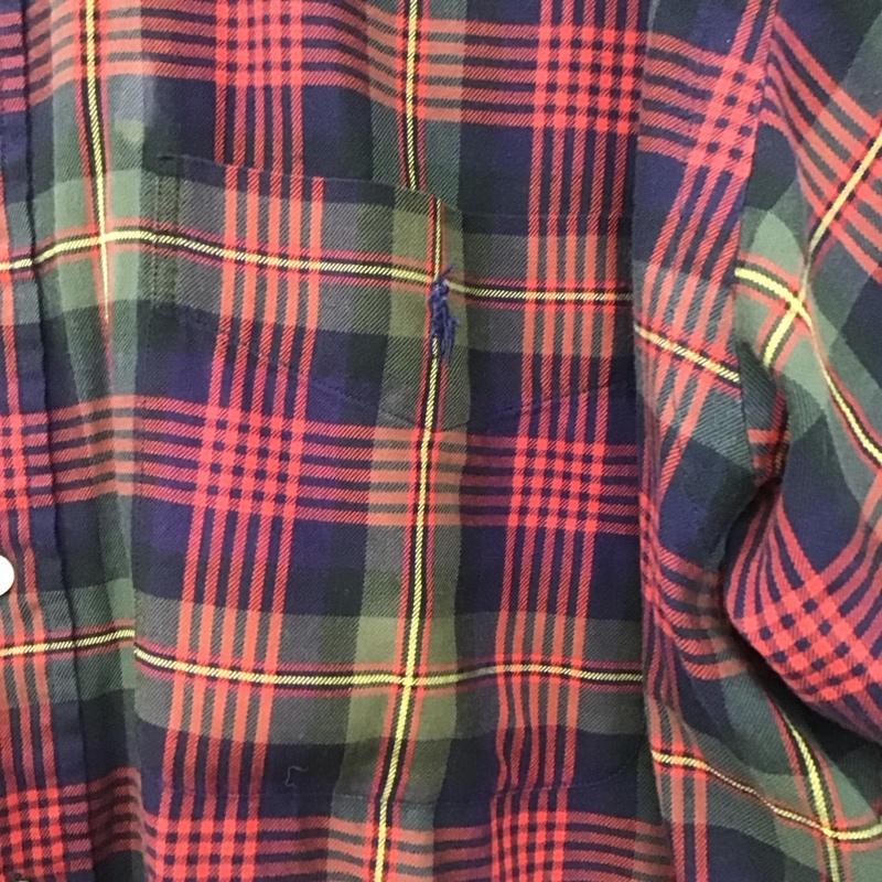 ポロバイラルフローレン Polo by RALPH LAUREN シャツ、ブラウス 長袖 長袖シャツ チェックシャツ カラーシャツ M チェック マルチカラー / マルチカラー /  メンズ USED 古着 中古 10141817