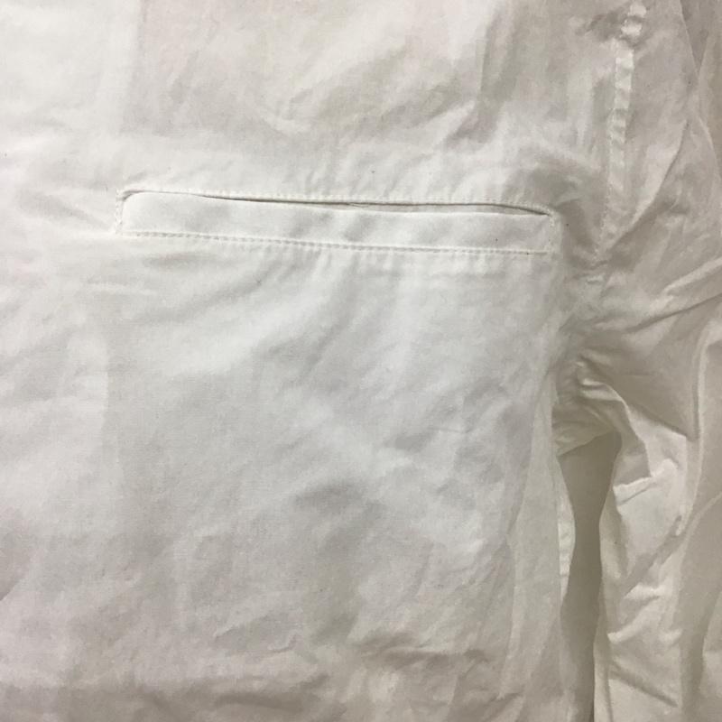 アルマーニエクスチェンジ ARMANI EXCHANGE シャツ、ブラウス 長袖 ジップアップシャツ 長袖シャツ カジュアルシャツ XL 無地 白 / ホワイト /  メンズ USED 古着 中古 10118077