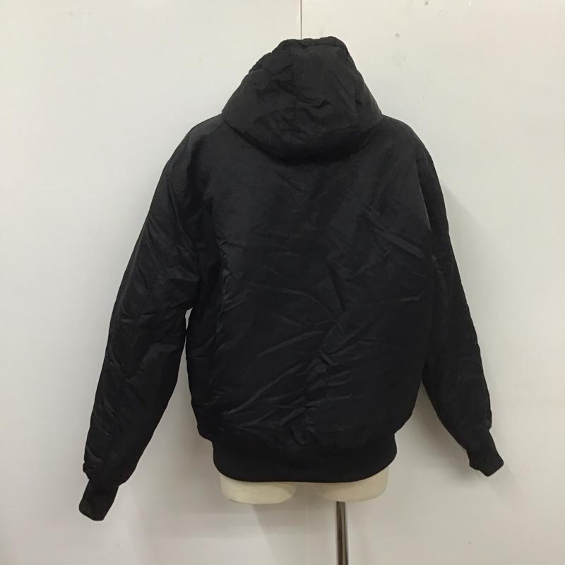 アディダス adidas ジャケット、上着 ジャンパー、ブルゾン h13560 MA-1 フライトジャケット アウター ジャンパー ブルゾン ロゴ、文字 黒 / ブラック /  メンズ USED 古着 中古 10112056