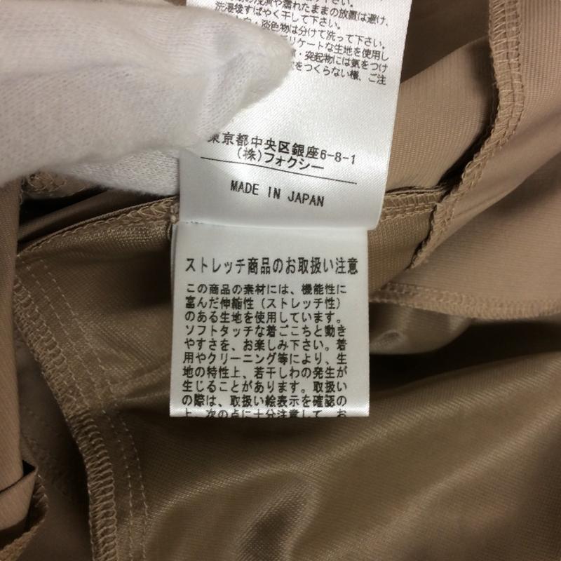 フォクシーニューヨーク FOXEYNEWYORK スカート ひざ丈スカート 38 無地 ベージュ / ベージュ /  レディース USED 古着 中古 10004239
