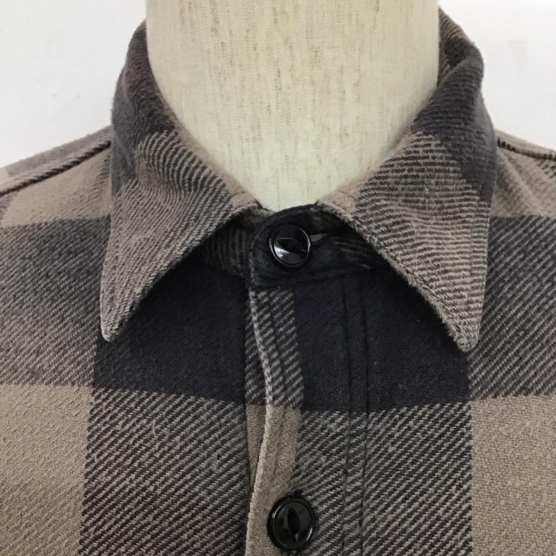 シュガーケーン SUGAR CANE ジャケット、上着 ジャケット、ブレザー チェックシャツアウター カラーシャツジャケット ポケットシャツ アウター 裏地ボア S チェック 黒 / ブラック / X 灰 / グレー /  メンズ USED 古着 中古 10106309