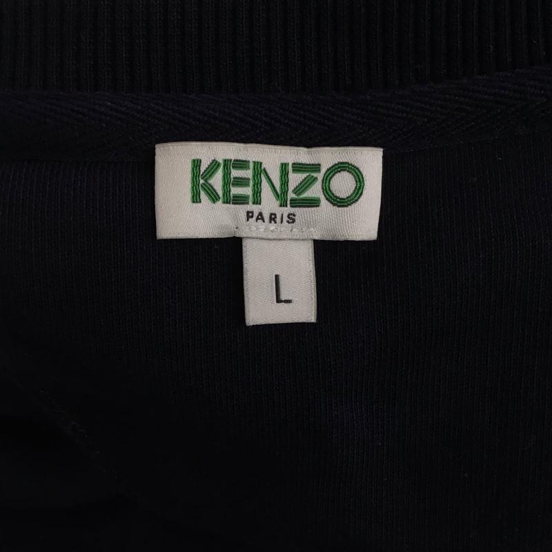 ケンゾー KENZO トレーナー 長袖 長袖 L ロゴ、文字 紺 / ネイビー /  メンズ USED 古着 中古 10123716