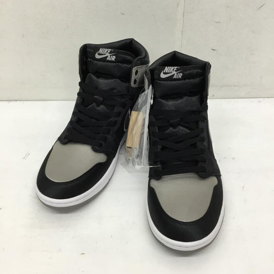 ナイキ NIKE スニーカー スニーカー FD4810-010 Women s Air Jordan 1 Retro High OG Satin Shadow 28.5cm ロゴ、文字 黒 / ブラック / X 灰 / グレー /  メンズ USED 古着 中古 10141692