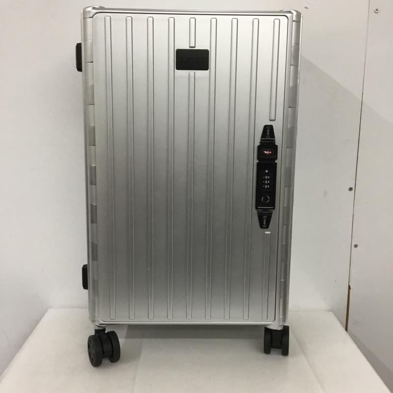 アンドフラット &.FLAT スーツケース、トランク スーツケース、トランク FL14-4-00001 折りたたみ ハードキャリーバッグ キャリーケース 箱有 ロゴ、文字 銀 / シルバー /  メンズ USED 古着 中古 10137515