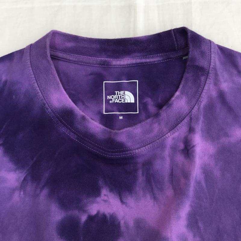 ザノースフェイス THE NORTH FACE Tシャツ 半袖 NT32435 ショートスリーブタイダイハンドライティングティー M  紫 / パープル /  メンズ USED 古着 中古 10150339