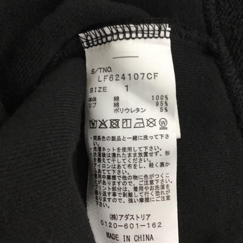 ローリーズファーム LOWRYS FARM トレーナー 長袖 1 無地 黒 / ブラック /  レディース USED 古着 中古 10141590