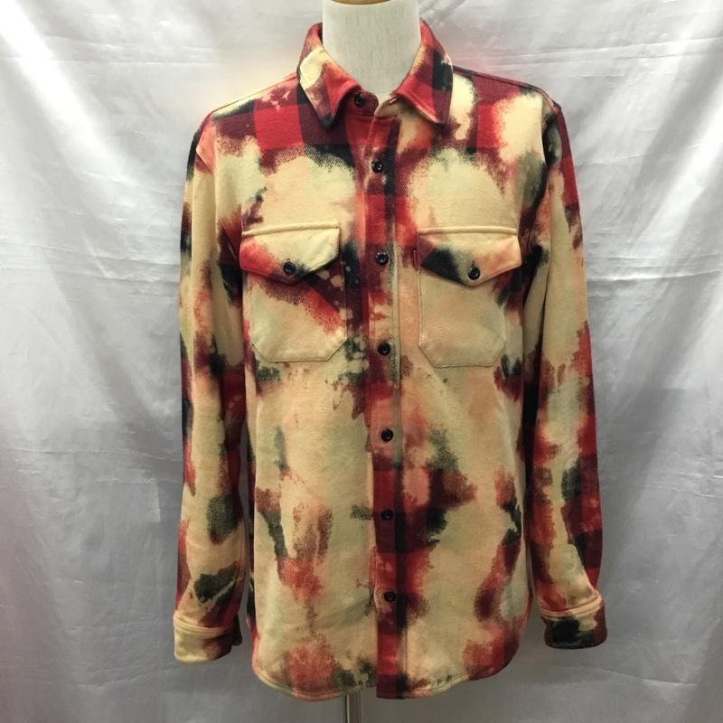 シュプリーム Supreme シャツ、ブラウス 長袖 13AW BleachedBuffaloHeavyweightShirt 長袖シャツ M 総柄 マルチカラー / マルチカラー /  メンズ USED 古着 中古 10122280