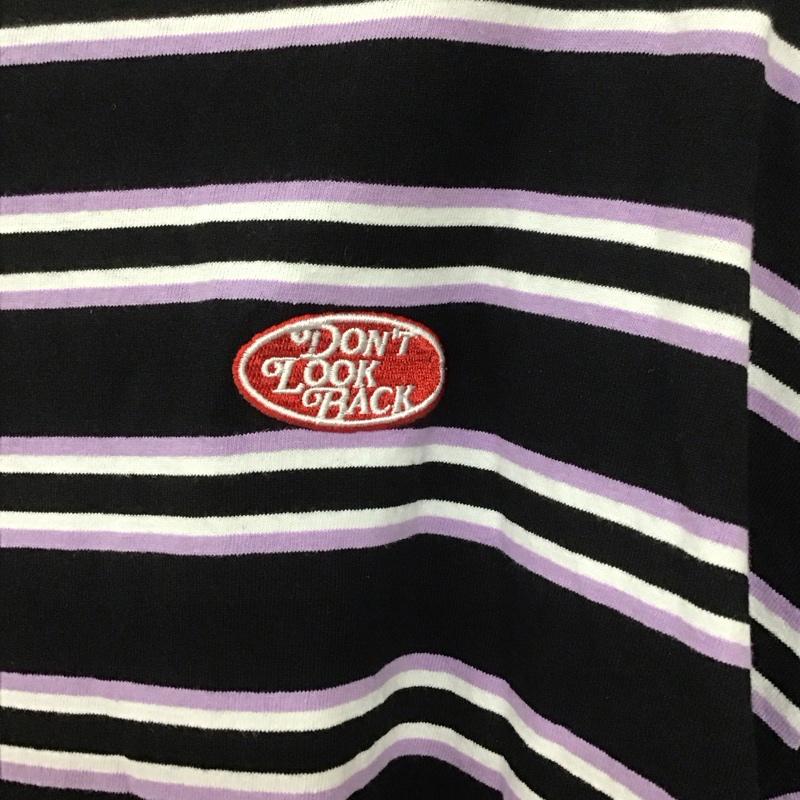 フリークスストア FREAK S STORE カットソー 長袖 長袖カットソー プリントカットソー クルーネック ボーダー L ボーダー柄 マルチカラー / マルチカラー /  メンズ USED 古着 中古 10133177