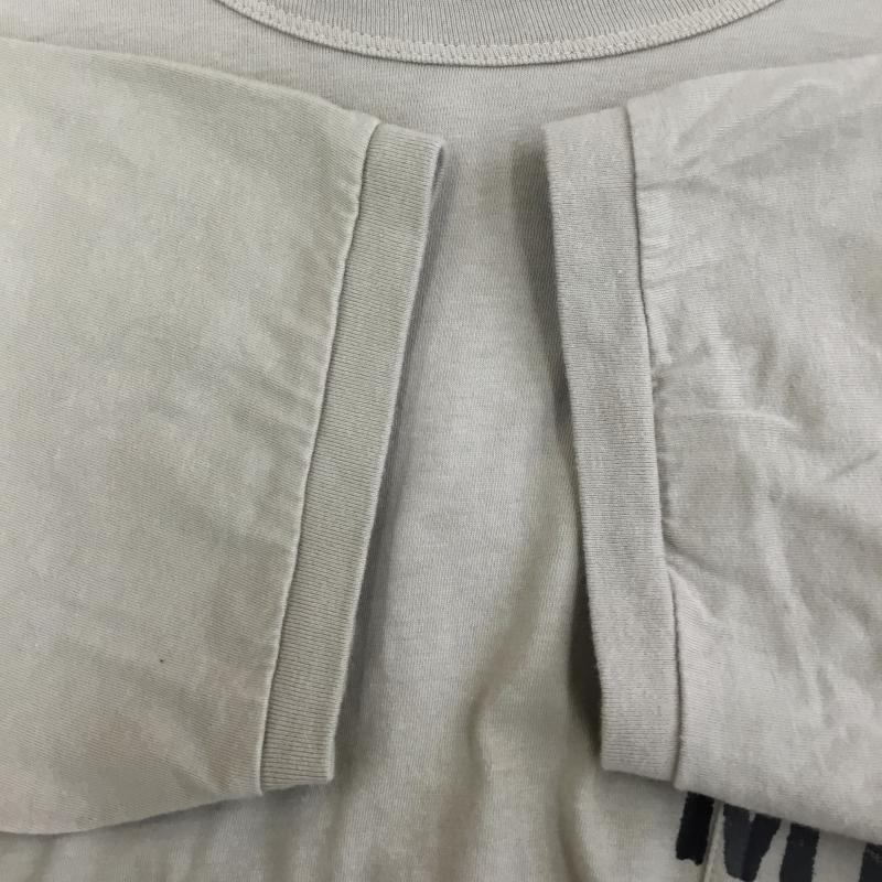 エムエイチエル MHL. Tシャツ 半袖 M ロゴ、文字 ベージュ / ベージュ /  レディース USED 古着 中古 10134149