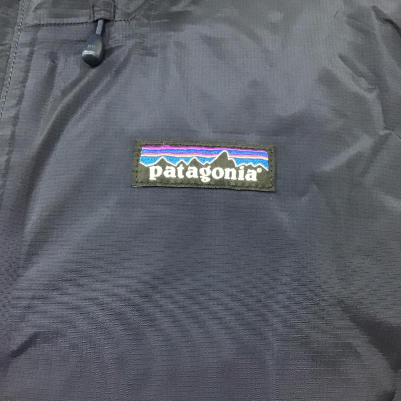 パタゴニア patagonia ジャケット、上着 ジャンパー、ブルゾン 83932sp18 ナイロンパーカー ジップアップパーカー ジャケット S ロゴ、文字 黄 / イエロー / X 紺 / ネイビー /  メンズ USED 古着 中古 10120004
