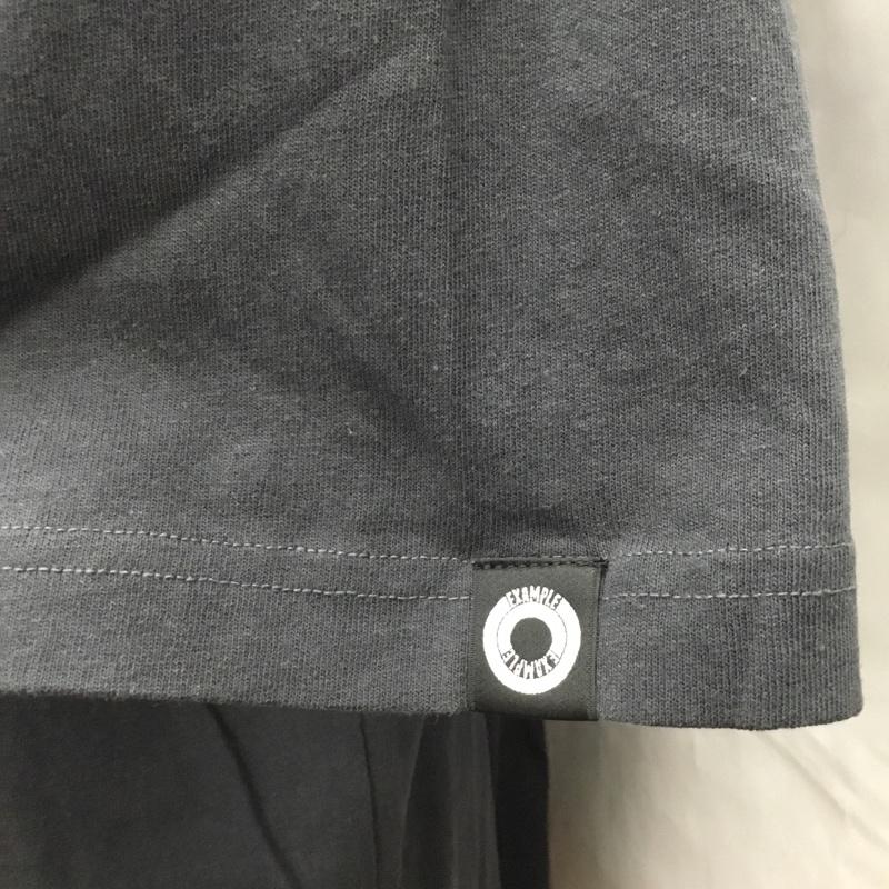 イグザンプル EXAMPLE Tシャツ 半袖 L ロゴ、文字 黒 / ブラック /  メンズ USED 古着 中古 10108732
