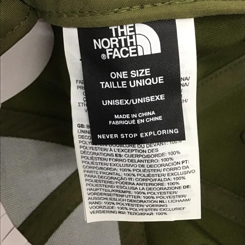 ザノースフェイス THE NORTH FACE 帽子 キャップ NF0A4VSV RECYCLED 66 CLASSIC HAT タグ付き ロゴ、文字 カーキ / カーキ /  メンズ USED 古着 中古 10132516