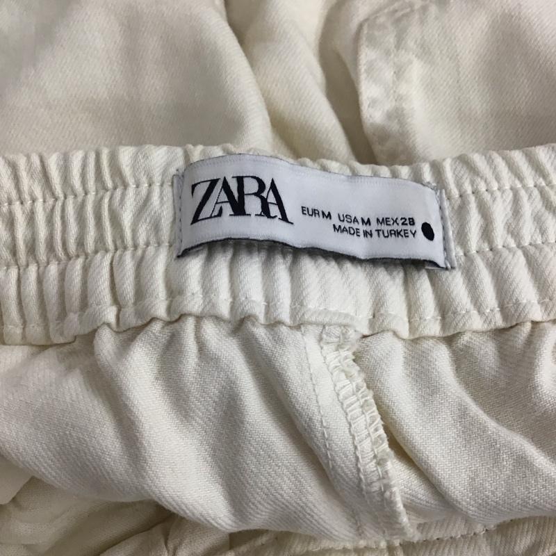 ザラ ZARA ボトムス ボトムス M 無地 アイボリー / アイボリー /  レディース USED 古着 中古 10151157