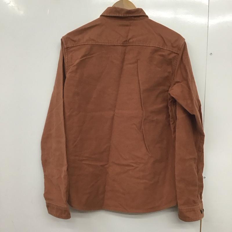 パタゴニア patagonia シャツ、ブラウス 長袖 53725FA19 ネルシャツ ワークシャツ S 無地 茶 / ブラウン /  メンズ USED 古着 中古 10145234