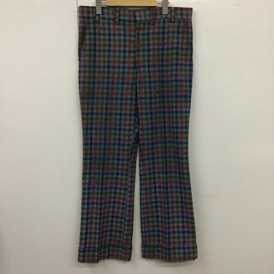 古着 USED パンツ スラックス MW チェック マルチカラー / マルチカラー /  メンズ USED 古着 中古 10106664