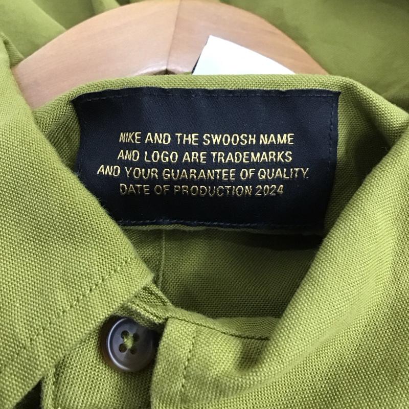 ナイキ NIKE シャツ、ブラウス 長袖 fn3126-307 オックスフォードシャツ 長袖シャツ ボタンダウンシャツ XXL 無地 カーキ / カーキ /  メンズ USED 古着 中古 10132362