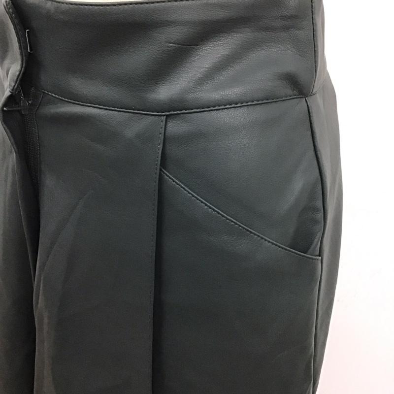 ザラ ZARA スカート ロングスカート 8073 273 501 フェイクレザー XS 無地 黒 / ブラック /  レディース USED 古着 中古 10122039