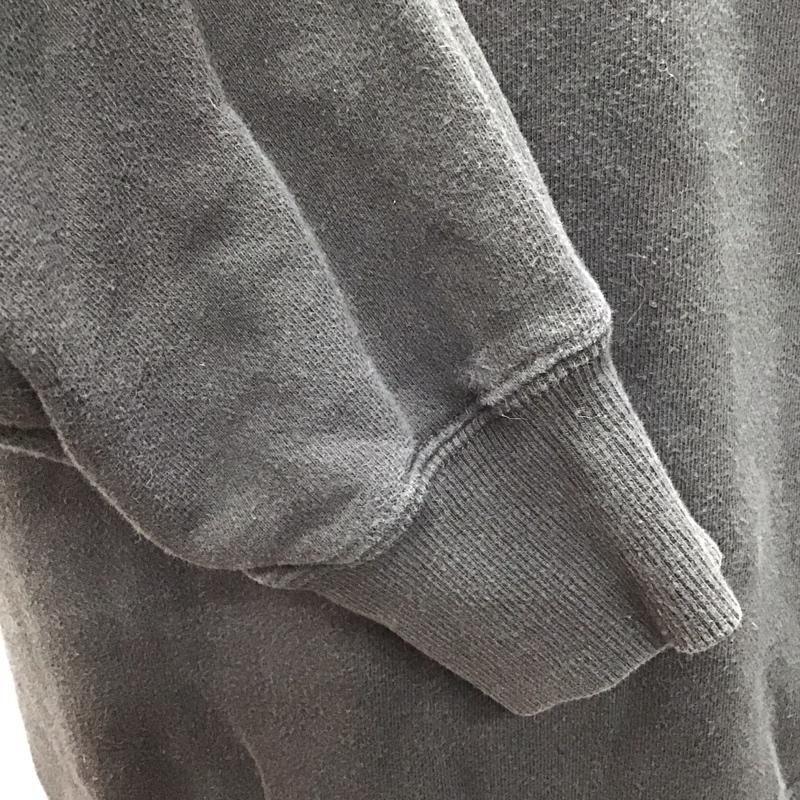 チャンピオン Champion トレーナー 長袖 C3-Q002 クルーネック スウェット XL ロゴ、文字 黒 / ブラック /  メンズ USED 古着 中古 10121196