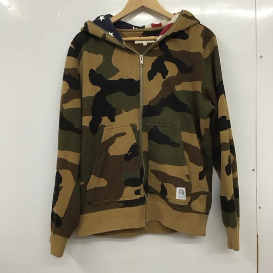 トミー TOMMY パーカー 長袖 長袖パーカー ジップアップパーカー スウェット M カモフラージュ柄・迷彩 マルチカラー / マルチカラー /  メンズ USED 古着 中古 10137047