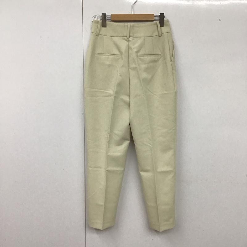 ザラ ZARA パンツ スラックス M 無地 オフホワイト / オフホワイト /  レディース USED 古着 中古 10129665