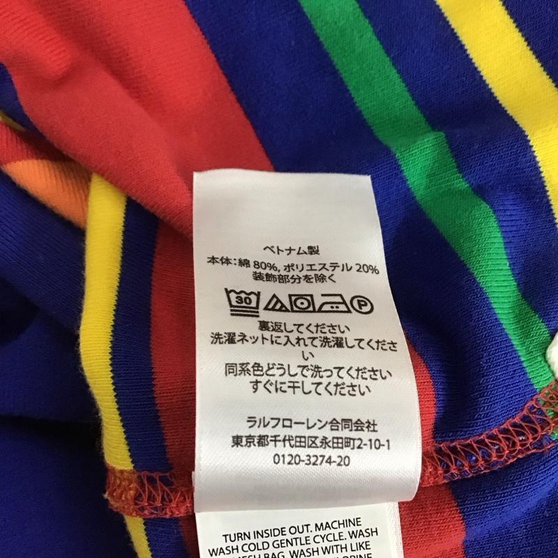 ポロラルフローレン POLO RALPH LAUREN ポロシャツ 長袖 長袖カットソー ポロシャツ ボーダーカットソー M ボーダー柄 マルチカラー / マルチカラー /  メンズ USED 古着 中古 10107355