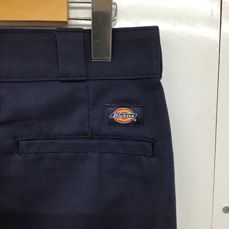 ディッキーズ Dickies パンツ ワークパンツ、ペインターパンツ ワークパンツ ワイドパンツ カジュアルパンツ チノパン 31インチ 無地 紺 / ネイビー /  メンズ USED 古着 中古 10143517
