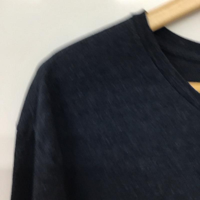 ポロラルフローレン POLO RALPH LAUREN Tシャツ 長袖 XL 無地 紺 / ネイビー /  メンズ USED 古着 中古 10143343