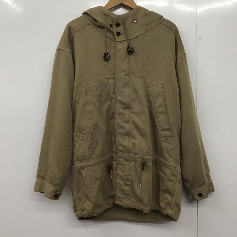 カバンドズッカ CABANE de ZUCCa ジャケット、上着 ジャンパー、ブルゾン ジップアップジャケット アウター ロングジャケットパーカー L 無地 ベージュ / ベージュ /  メンズ USED 古着 中古 10145319