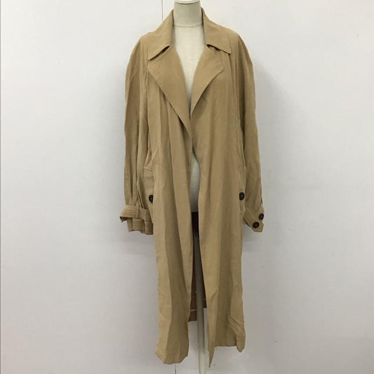 ザラ ZARA コート コート一般 0518 055 704 ロング丈 XS 無地 ベージュ / ベージュ /  レディース USED 古着 中古 10118469