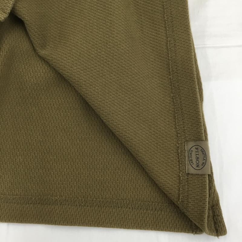 フィルソン FILSON GARMENT カットソー 長袖 M 無地 カーキ / カーキ /  メンズ USED 古着 中古 10134794