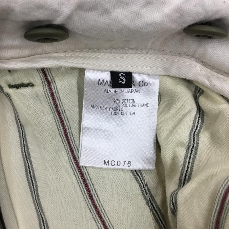 マスターアンドコー MASTER&Co パンツ ワークパンツ、ペインターパンツ ワイドパンツ カジュアルパンツ ワークパンツ S 無地 カーキ / カーキ /  メンズ USED 古着 中古 10121594