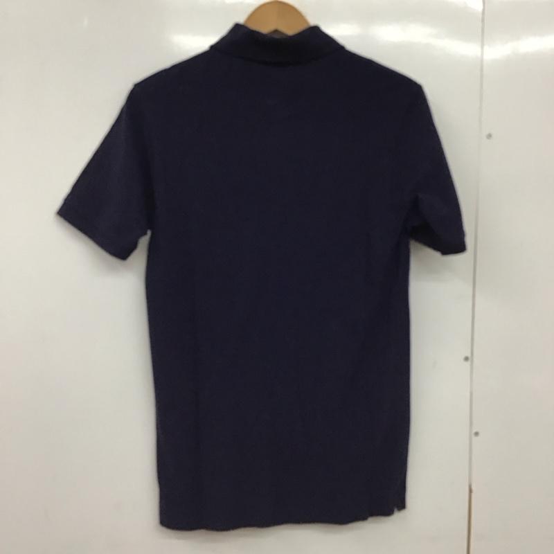 ラコステ LACOSTE ポロシャツ 半袖 半袖ポロシャツ カラーシャツ 半袖カットソー 3 ロゴ、文字 紺 / ネイビー /  メンズ USED 古着 中古 10149613