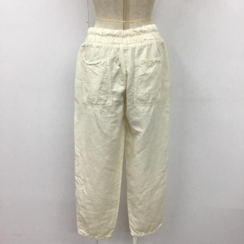 ザラ ZARA パンツ ワークパンツ、ペインターパンツ ワイドパンツ カジュアルパンツ カーゴパンツ ワークパンツ M 無地 白 / ホワイト /  レディース USED 古着 中古 10105729