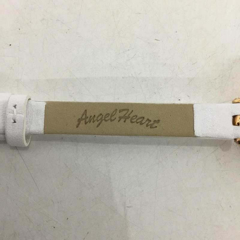 エンジェルハート ANGEL HEART 腕時計 アナログ（クォーツ式） BF21 レザーベルト ロゴ、文字 白 / ホワイト /  レディース USED 古着 中古 10135234
