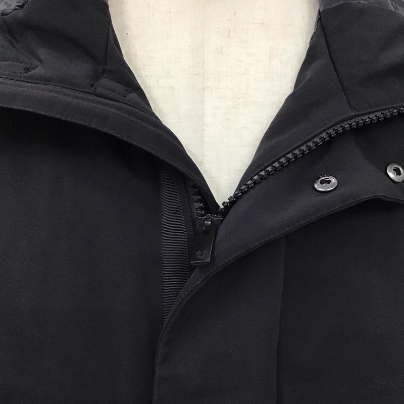 ユニクロ UNIQLO ジャケット、上着 ダウンジャケット 311-436104 ハイブリッドダウンオーバーサイズパーカ L 無地 黒 / ブラック /  メンズ USED 古着 中古 10117129