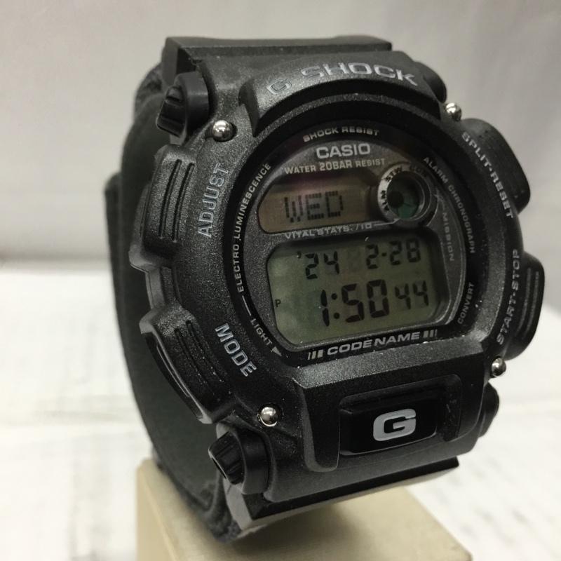 ジーショック G-SHOCK 腕時計 デジタル DW-8800 マサイマラ ロゴ、文字 黒 / ブラック /  メンズ USED 古着 中古 10106392