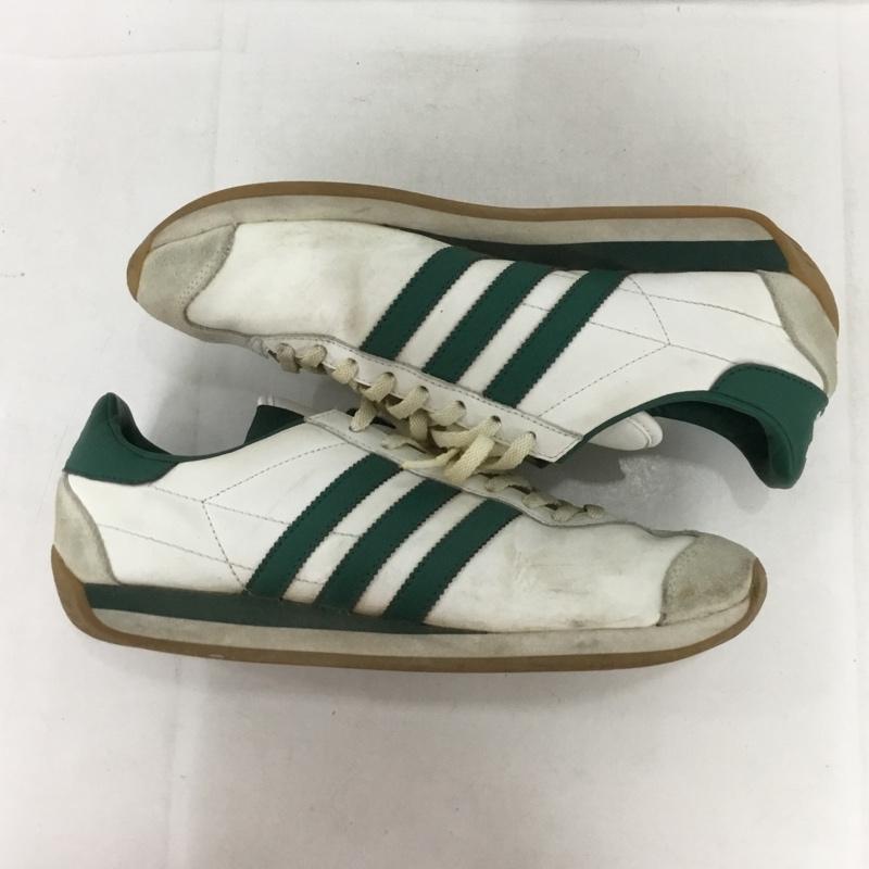 アディダス adidas スニーカー スニーカー G26687 COUNTRY OG 26.5cm 26.5cm ロゴ、文字 白 / ホワイト / X 緑 / グリーン /  メンズ USED 古着 中古 10136290