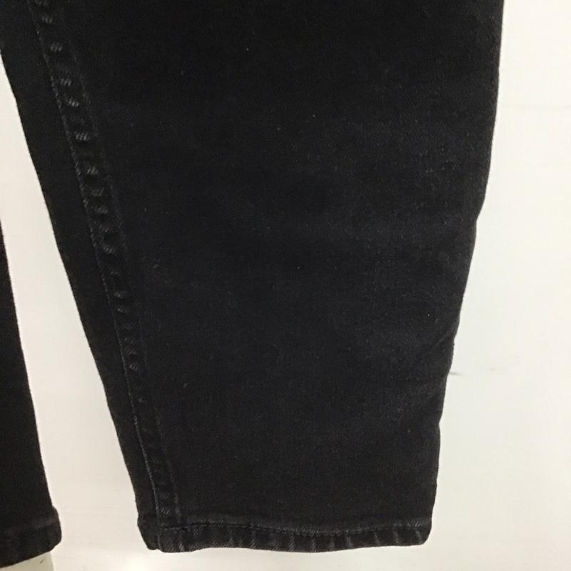 ザラ ZARA パンツ デニム、ジーンズ 4060 812 800 ストレッチ 無地 黒 / ブラック /  レディース USED 古着 中古 10112351