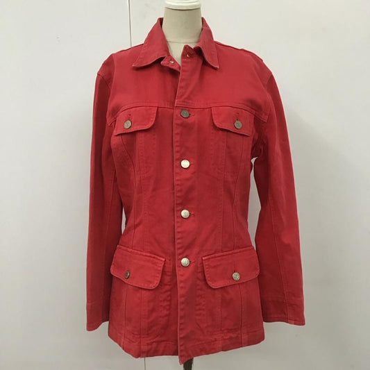 ラルフローレン RALPHLAUREN ジャケット、上着 ジャケット、ブレザー コットン 無地 桃 / ピンク /  レディース USED 古着 中古 10120164