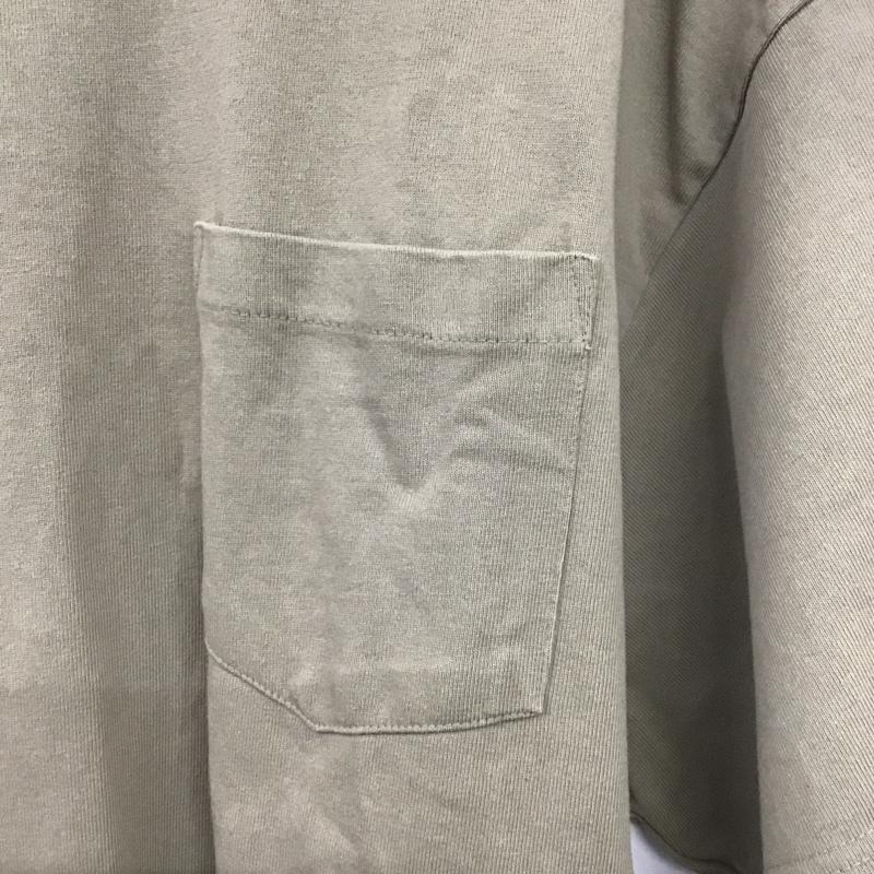 フリークスストア FREAK S STORE Tシャツ 半袖 L 無地 ベージュ / ベージュ /  メンズ USED 古着 中古 10134915