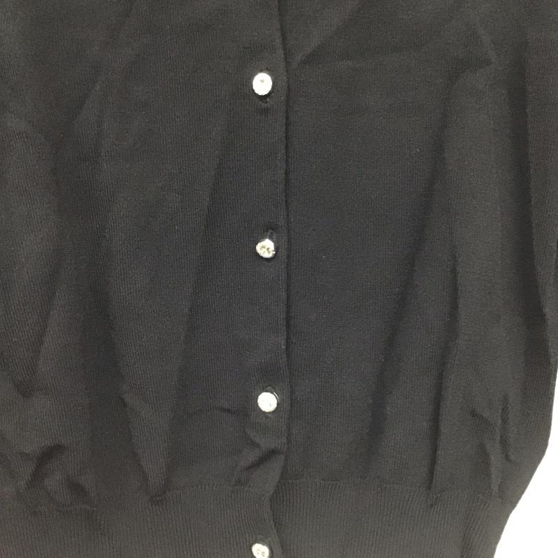 ミッシュマッシュ MISCH MASCH カーディガン 長袖 ビジュー M 黒 / ブラック /  レディース USED 古着 中古 10148605